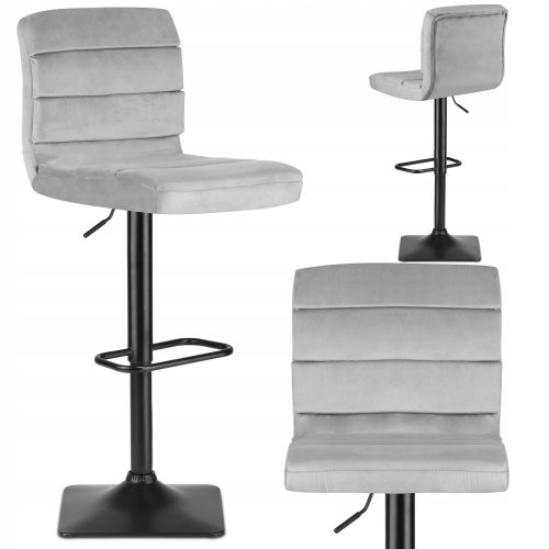  Sofatel stool, shades of grey, 114 cm, fabric
