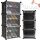  Armoire à chaussures Ruhhy 44 x 94 x 31 cm noir