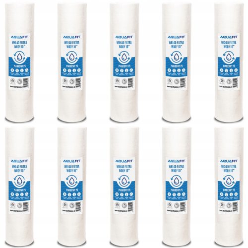 Aquafit 10" water filter cartridge PS 10 micron foam