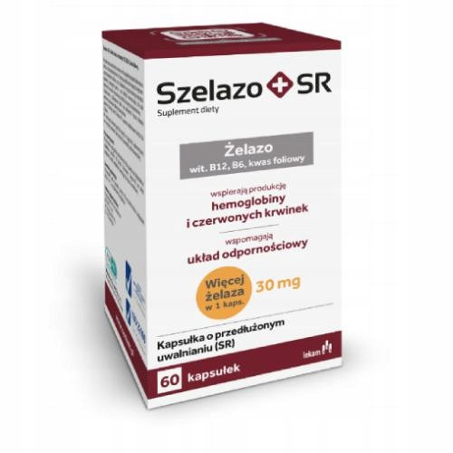  Dietary supplement LEK-AM SZELAZO + SR capsules 54 g 60 pcs.