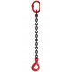 Sling chain 1C 10-8 3.15T, 2M long, safety hook