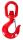 Swivel hook with protection DOR = 8000kg 8T