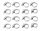 Stalco worm clamp 9 mm x 9 mm ⌀ 50 mm 1 pc.