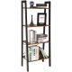  Muf-Art shelf 56 cm x 137.5 cm x 34 cm black, brown tones