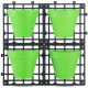  Balcony box 96 x 96 cm, durable PP resin