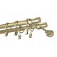 Ready-made curtain rods Double curtain rod 19 mm + 19 mm 450 cm