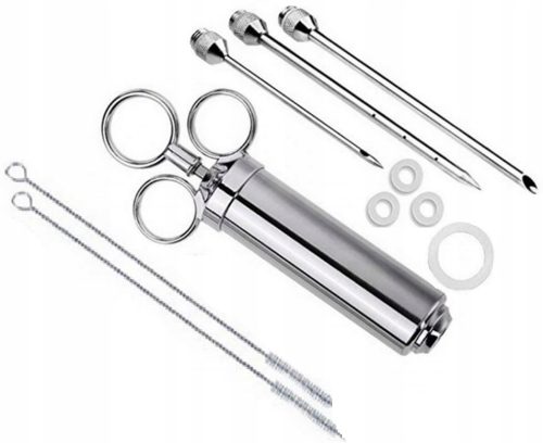 Meat injector/syringe Rossner smokehouse made of metal
