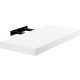  Stilista MDF shelf 50 x 23.5 cm white
