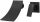 PDS Premium Exclusive+ wall-mounted washbasin mixer, black