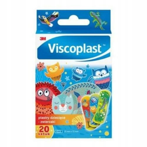  Set of 3M Vicoplast Animals plasters 20 pcs.