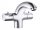 Termo series floor-standing washbasin mixer, chrome
