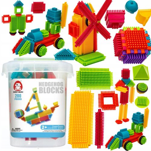  Building Blocks Waffles Hedgehog Set 200 Elements