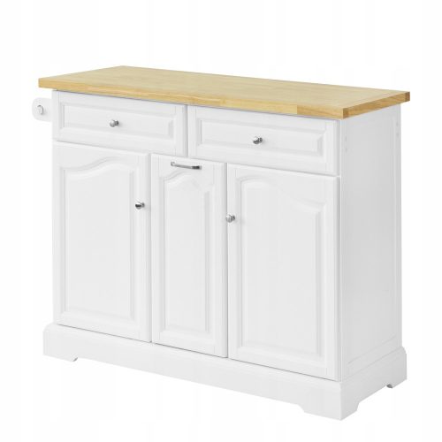  SoBuy white kitchen cabinet 46 x 115 x 90 cm Front color: White