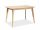  Signal rectangular kitchen table, natural oak, 80 x 120 x 76 cm