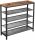  Songmics armoire à chaussures 100 x 92,5 x 30 cm noir