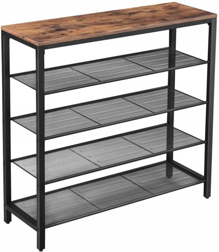  Songmics armoire à chaussures 100 x 92,5 x 30 cm noir