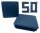 Plugs and caps for gates and fences Dowels for profiles 80x80, 50 pcs. ANTHRACITE
