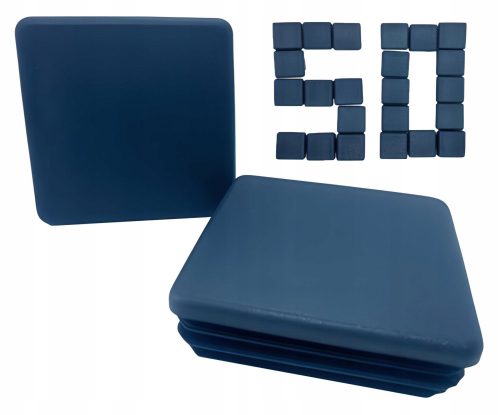 Plugs and caps for gates and fences Dowels for profiles 80x80, 50 pcs. ANTHRACITE