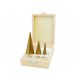 STEP DRILL 3 pieces CONICAL 4-12 4-20 4-32 mm