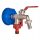 Connections, valves, nozzles for garden irrigation Connection connection Mauzer Bradas IBC tank DOUBLE TAP 1/2" + IBC 1/2"