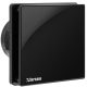 Harmann REY B100 bathroom fan, glossy black, 100 mm