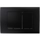 Geberit UP100 black toilet flush button