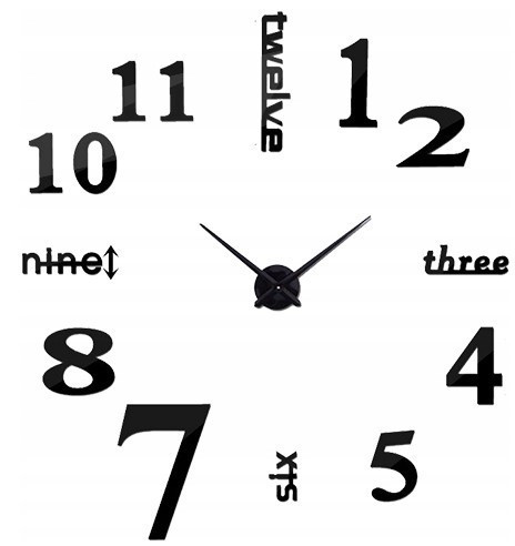 Clock for home Wall Clock 130cm