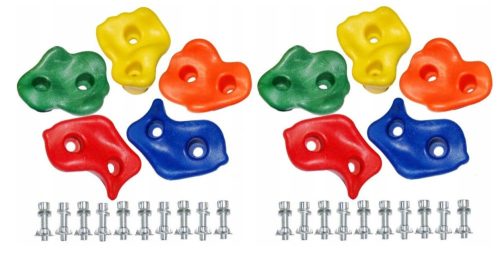 Climbing stones 10 pieces + screws