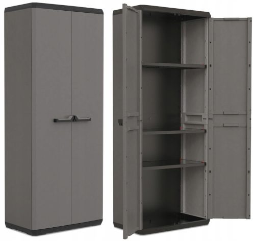  Keter plastic storage rack, 166 x 68 x 39 cm, max. 15 kg per rack