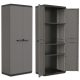  Keter plastic storage rack, 166 x 68 x 39 cm, max. 15 kg per rack