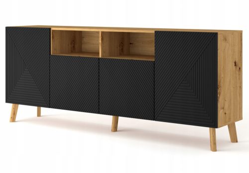 Bim Furniture LUXI chest of drawers 194.8 x 41.8 x 80 cm Artisan oak matt