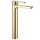 Rea Argus pedestal washbasin mixer, gold