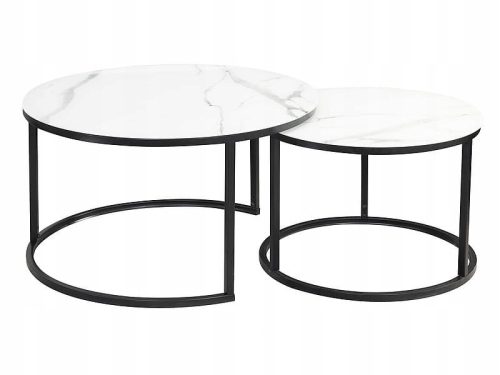  Signal ATLANTA round bench 80 x 80 x 45 cm white