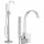 Yoka Home Enzo freestanding single lever mixer for bath and shower, chrome