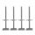 Base scaffolding feet Warsaw set of 4 pieces