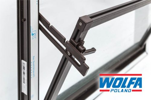 VEKA GARAGE WINDOW 90x60 BROWN