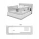  SAFETY RAILING FOR A 180 cm WIDE BED