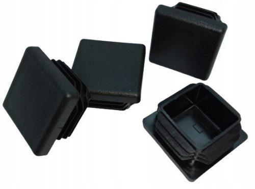 Plugs and caps for gates and fences Cap for profiles 30x30 100ST, BLACK