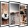 Images au mur Image au mur moderne, série coton, 3 pièces.