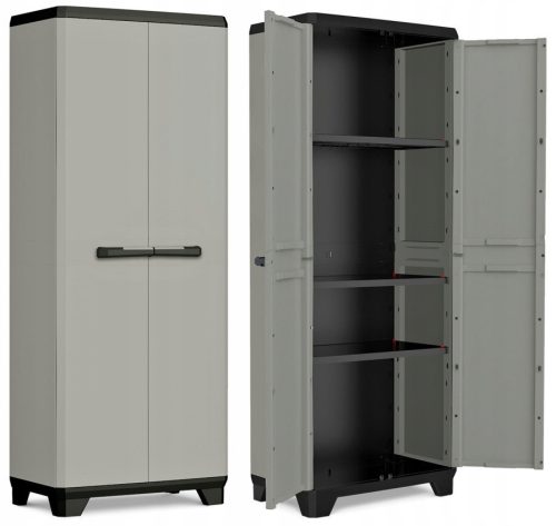  Plastic storage shelf KIS 173 x 68 x 39 cm, max. 15 kg per shelf