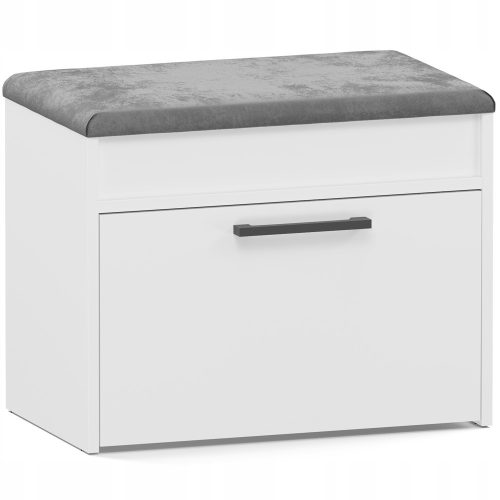  Meuble à chaussures TopEshop avec assise 60 x 49 x 35 cm blanc