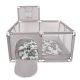  CHILDREN'S DRY POOL WITH BASKET, 100 BALLS