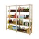  Wamar wooden storage rack, 170 x 170 x 28 cm, max. 40 kg per rack