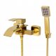 Wall-mounted bath and shower faucet Gamma ELVA BATH BLACK, black