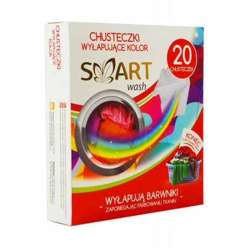  Smart Wash Color Catching Laundry Wipes 22 pcs.