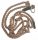 LONG CLIMBING ROPE 4 KNOTS 2.4 m FOR WALL
