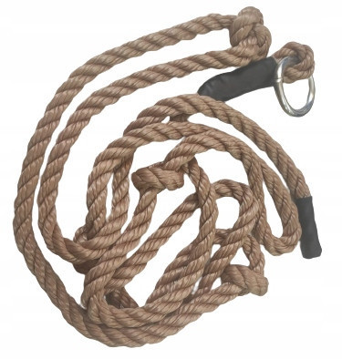 LONG CLIMBING ROPE 4 KNOTS 2.4 m FOR WALL