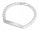  Silver men's bracelet with a 21 cm plate