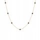  Necklace with black zircons ANIA KRUK