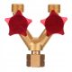  Technic T-ACETYLENE-3/8 reducing T-distributor